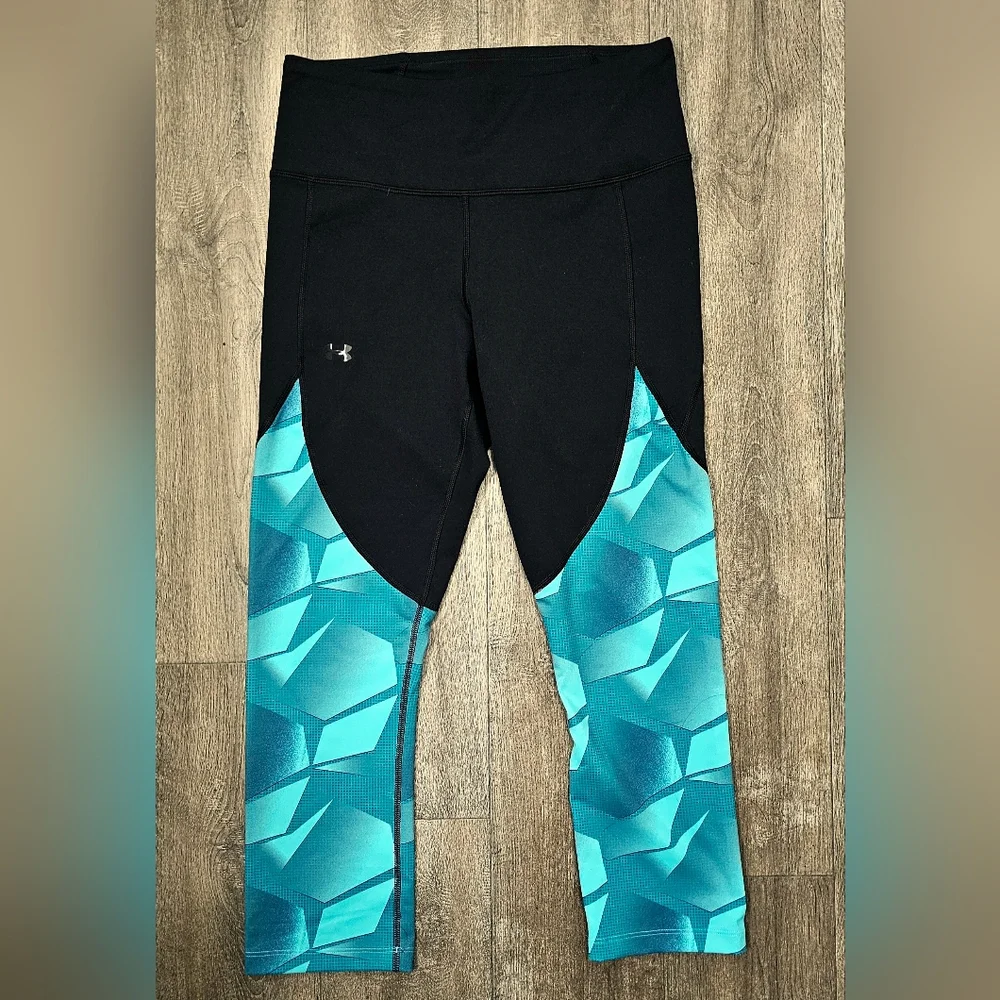 Women's Under Armour Heatgear Vanish Print Leggings- Size Medium